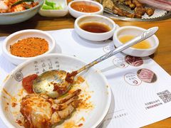 草家五花肉-草家酱蟹炭火烤肉店(珲春南路一店)