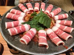 铁板章鱼五花肉-春熙台韩国料理·章鱼肥牛(西丽店)