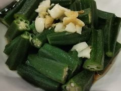 白灼有机黄秋葵-临家闽南菜(翔安店)