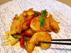 红酒茄汁烩虾仁-秋荀日本料理(昆明同德广场店)