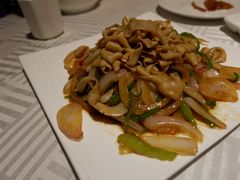 青椒爆鸭肠-湖庭壹品鸭王·传统北京烤鸭·别墅私房菜·庭院宵夜(江宁店)