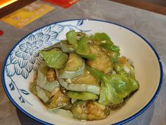 青椒煎土茄子-肖记公安牛肉鱼杂馆·省级非物质文化遗产(江汉路直营店)