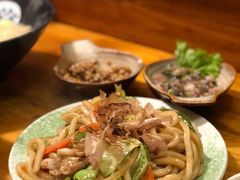 炒乌冬面-百步拉面