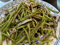 野芦蒿炒臭干-广迎居老正兴菜馆
