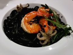 墨鱼汁海鲜意面-UPPER KITCHEN(延安路店)