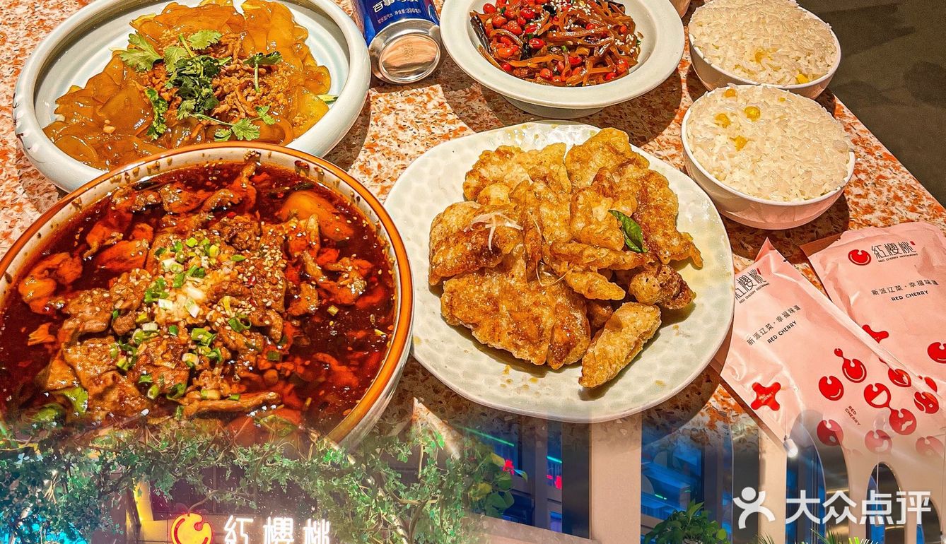 在花海餐厅享用高端东北菜|红樱桃花园餐厅
