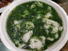 荠菜烩鱼片-上海小菜餐厅(理工大学店)