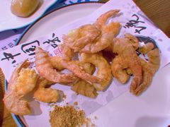 -东来菜馆•手抓海鲜家常菜•海鲜锅贴(鸽子窝店)