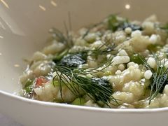 帝王蟹蟹肉烩饭配甜豆和莳萝-Jean Georges