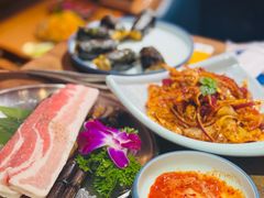 -明洞阿姨·韩式酱蟹烤肉·创意料理(三元桥店)