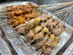 盐煎肉-老钟家烤羊排·敦伊阁清真餐厅胡羊焖饼