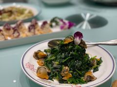 菠菜拌毛蛤-隆喜元鱼汤包·海鲜(中联广场店)