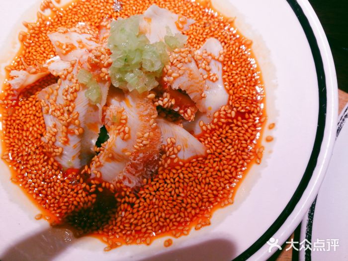 太二酸菜鱼(石家庄万象城店)红油牛肚图片