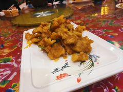 特色锅包肉-闯关东东北农家菜(崂山石老人店)