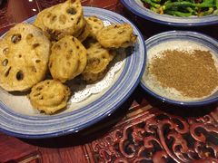 五香炸藕盒-小铫鸡汤