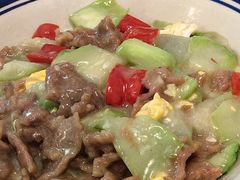丝瓜炒滑牛肉-国强牛肉(洋河总店)
