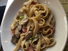 蘑菇火腿意面-纽约咖啡馆