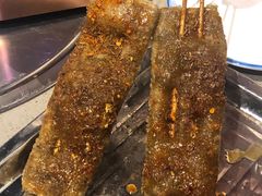 铁板爆汁苕皮-百味源炭火烤翅 ·夜市大排档(酒仙桥店)