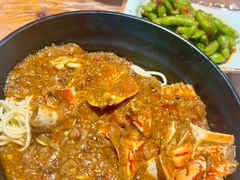 蟹脚热干面-沈记烧烤海鲜(江汉二路店)