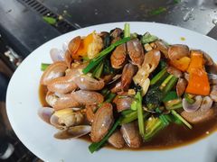炒花甲-先鲜鲫鱼粥
