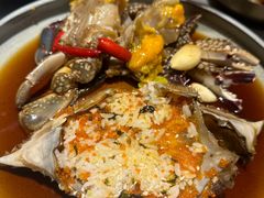 -草家酱蟹炭火烤肉店(珲春南路一店)
