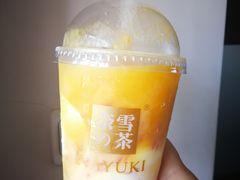 芒果芝士奶茶-奈雪的茶(市百一店)