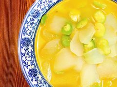 黄瓜蚕豆-兰边碗(鼓楼店)