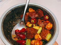 石锅花椒牛肉粒-新荣记(南京西路店)