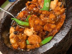 石锅杭椒牛蛙-桂满陇-十里风荷(合生汇店)