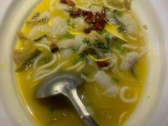 金汤酸菜鲈鱼-绿茶餐厅(华联万柳店)