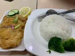 西柠鸡扒饭-佰搭果·广式茶餐厅(西华路店)