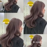 超级温柔的韩系发色素，颜也超级显白。Nice。