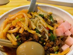 杂酱拌粉加酸笋-西南大学北碚校区-竹园学生食堂