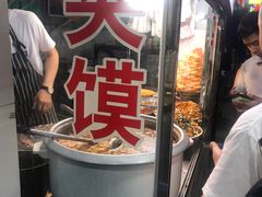 -清真马乐贝腊牛肉蛋黄菜夹馍(马蓉洒金桥店)