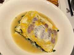 香椿鸡蛋煎虾虎-怡情荟•海鲜青岛菜(五四广场旗舰店)