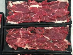 鸭肠  现切牛肉-肆拖贰市井火锅(军师店)