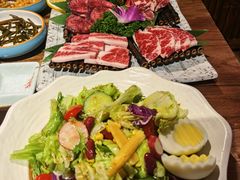 -明洞阿姨·韩式酱蟹烤肉·创意料理(三元桥店)