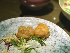 咸蛋黄西柚虾球-同乐轩