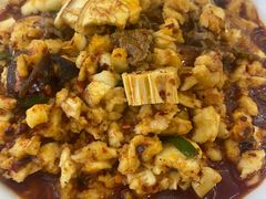 牛肉生肉小炒泡馍-清真馬峰小炒泡饃