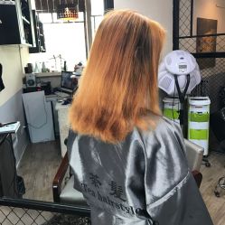 杨老师改色作品-茶发Salon·烫发染发理发