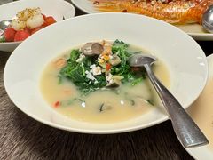 上汤猪肝灼枸杞苗-Yan Ting 宴庭中餐厅(上海静安瑞吉酒店)