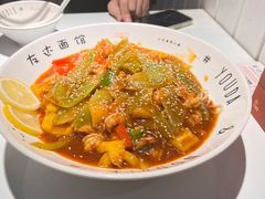 肉多多小龙虾尾拌面-友达面馆(广州总店)