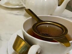 蓝莓石榴果茶-莫奈花园法式蛋糕