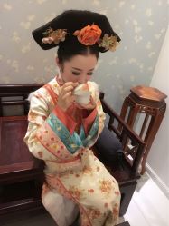-后宫·古装汉服京剧儿童亲子全家福摄影