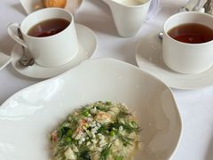 帝王蟹蟹肉烩饭配甜豆和莳萝-Jean Georges