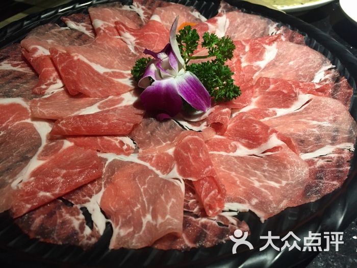就是泰just thai泰式火锅(金陵东路店)雪花猪肉片图片 - 第4张