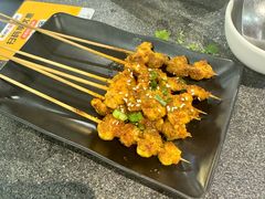 烤鸡脆骨-野迹·石橄榄鸡·烧烤(新洲店)