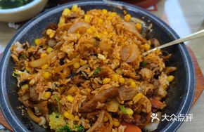 Octopus and Pork Rice Bowl