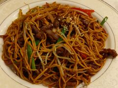 黑椒牛柳丝炒面-西苑半岛·中餐厅