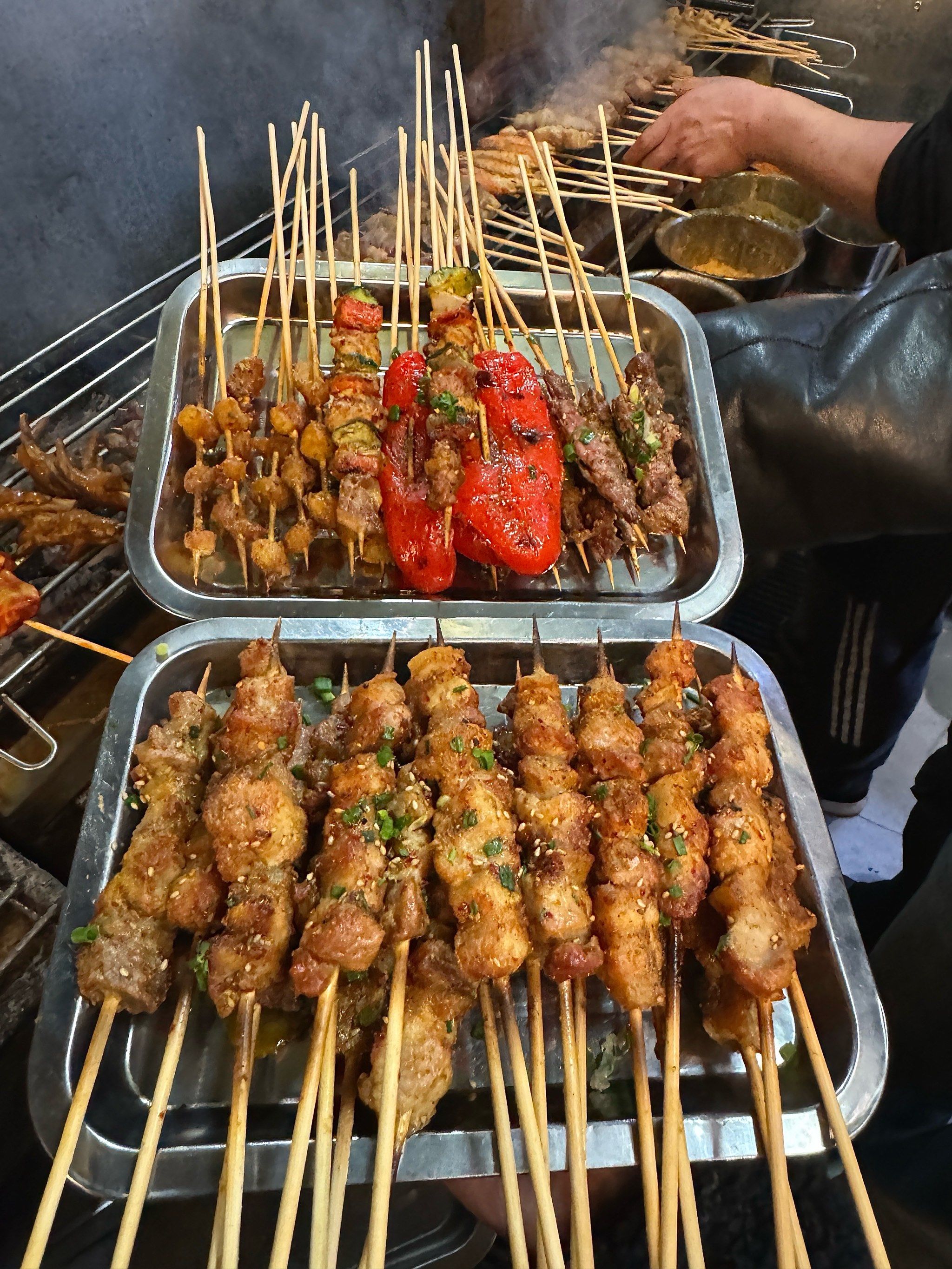 长沙的!这种小破店烧烤才是真的好吃.🥹